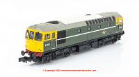 2D-001-008 Dapol Class 33/0 Diesel Locomotive number D6561 in BR Green livery with yellow front